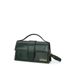 Bolso de hombro de piel verde Jacquemus