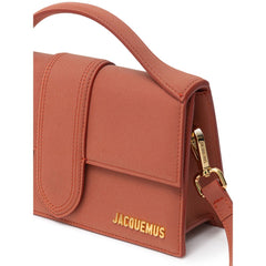 Bolso de mano de piel roja Jacquemus