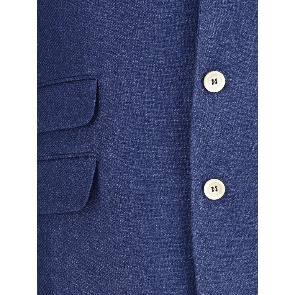 Brunello Cucinelli Chaqueta tipo blazer de lino