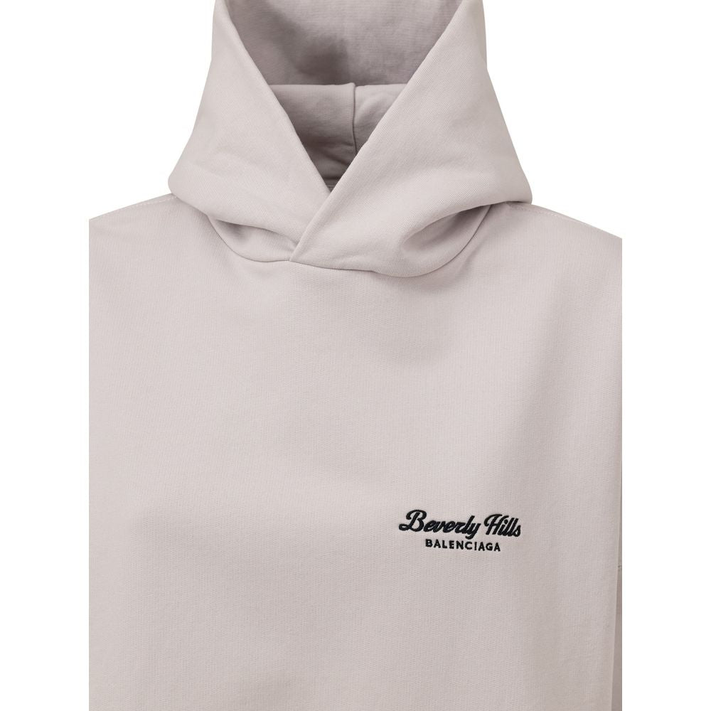 Suéter de algodón gris Balenciaga