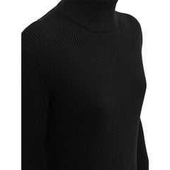 Vestido de lana negro de Bottega Veneta
