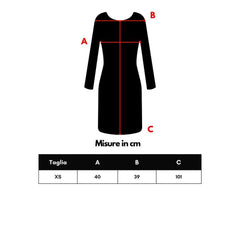 Vestido de lana negro de Bottega Veneta
