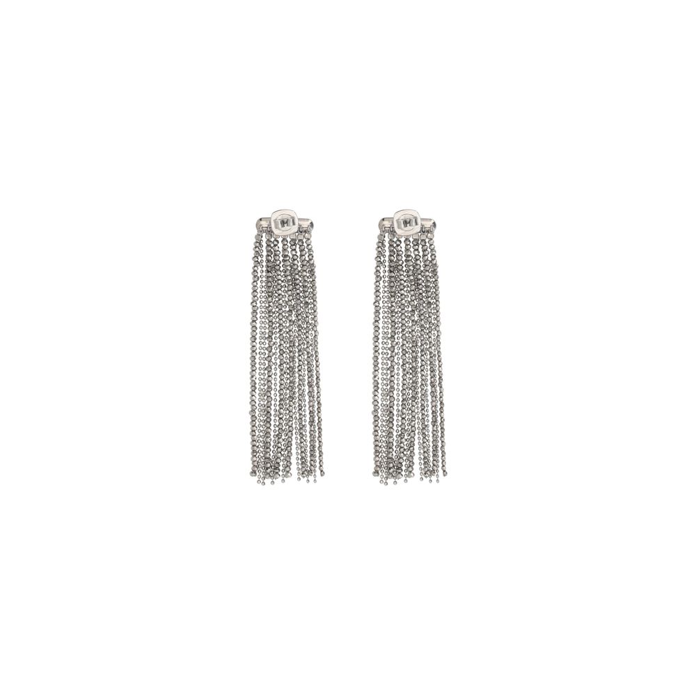 Pendientes de cristal y plata Brunello Cucinelli