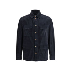 Camisa de piel de ante Brunello Cucinelli Chaqueta