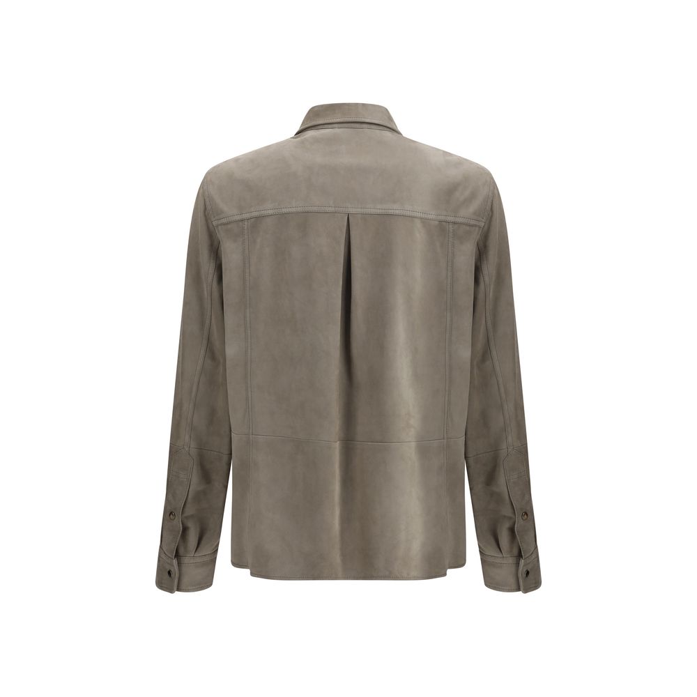 Brunello Cucinelli Camisa de ante