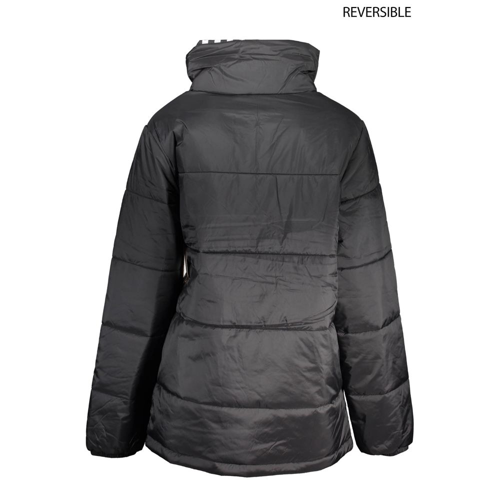 Chaqueta de nailon negra Vans para mujer
