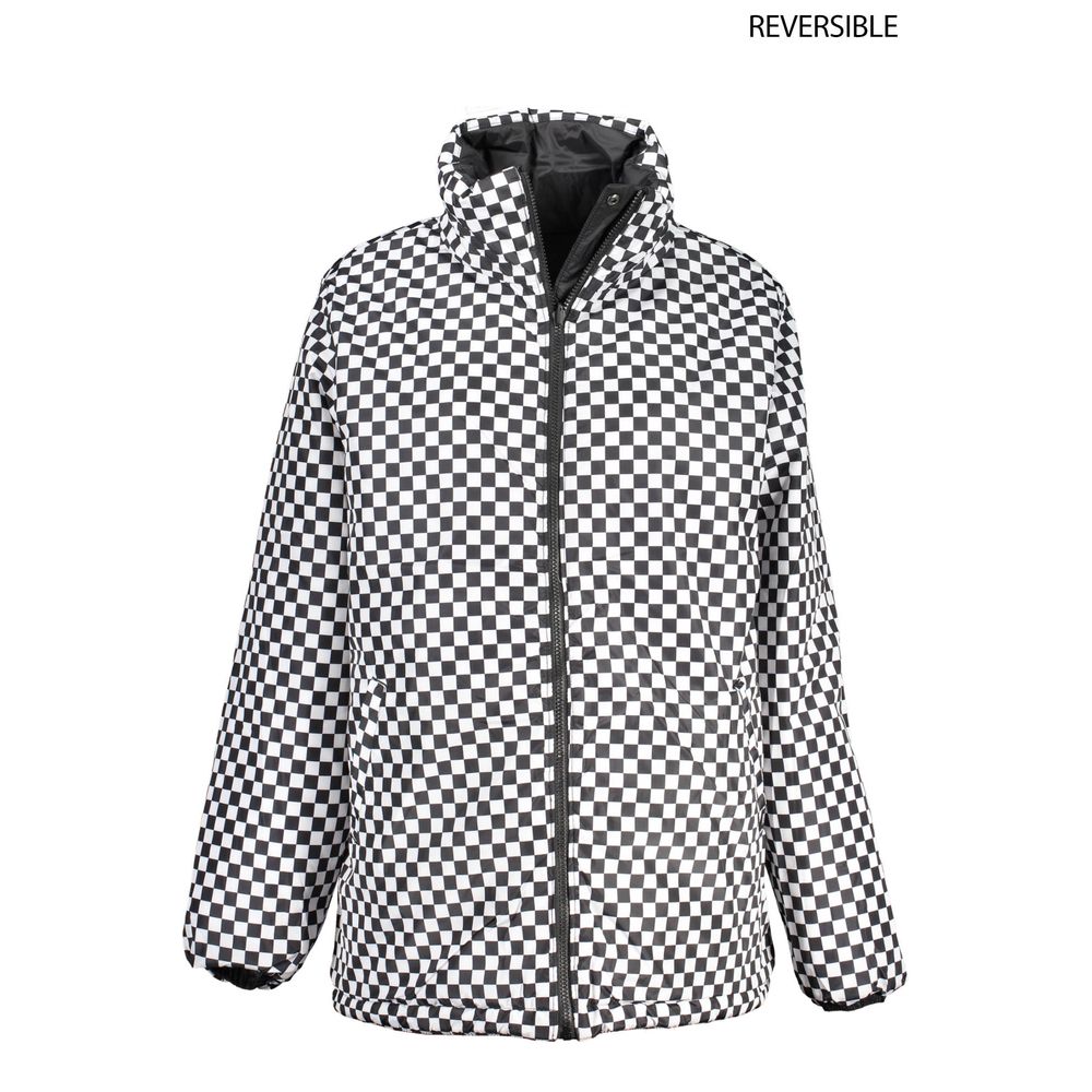 Chaqueta de nailon negra Vans para mujer