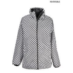 Chaqueta de nailon negra Vans para mujer