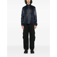 Chaqueta de poliamida azul Moncler