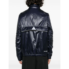 Chaqueta de poliamida azul Moncler