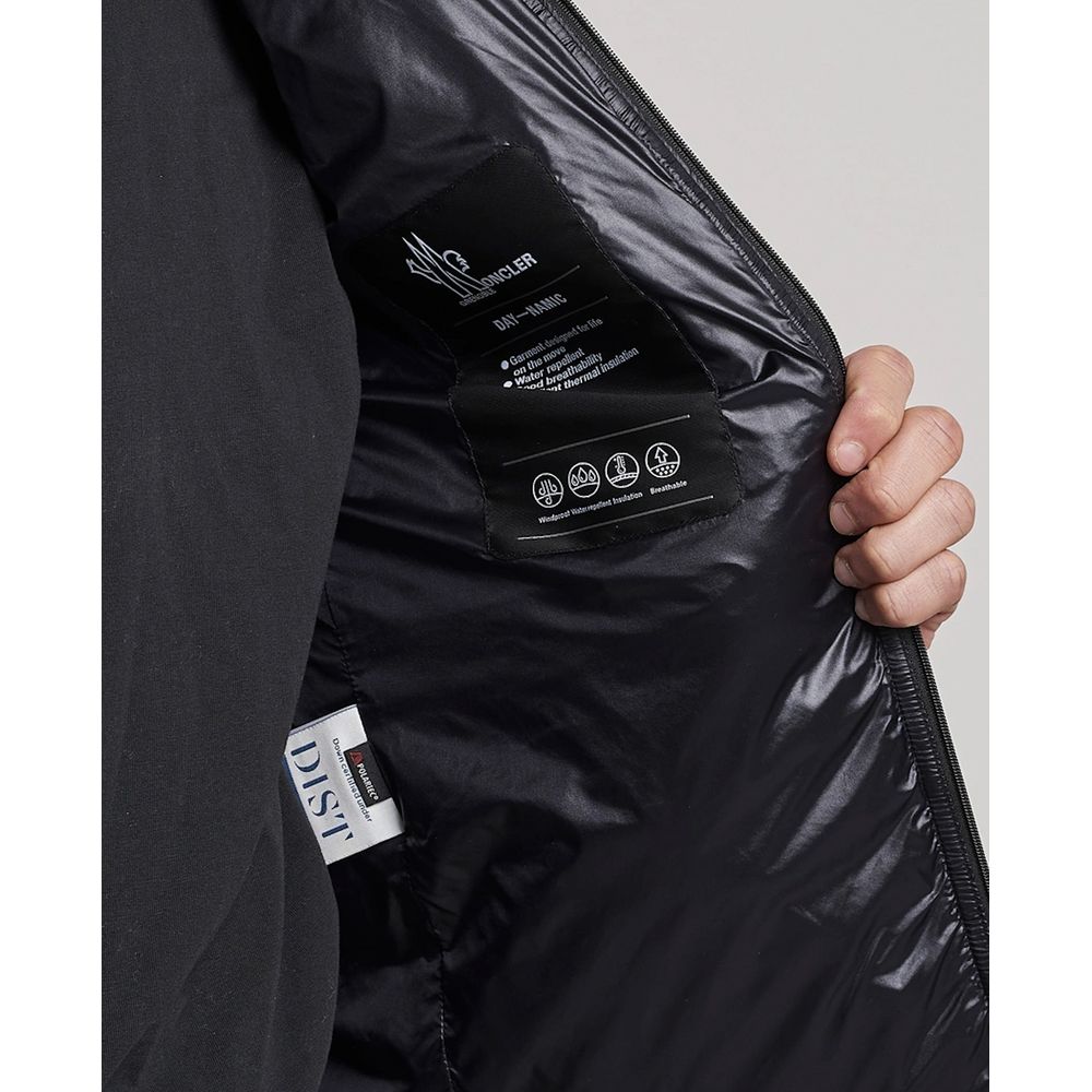 Chaqueta de poliamida negra Moncler