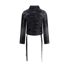Chaqueta vaquera Balenciaga con cinta