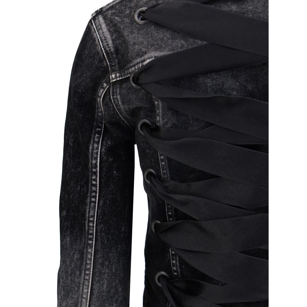 Chaqueta vaquera Balenciaga con cinta
