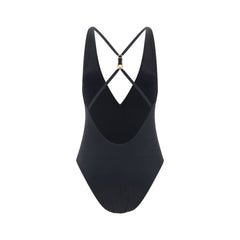 Traje de baño de una pieza Versace Safety Pin