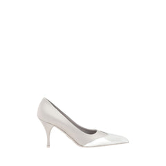 Zapatos de tacón metálicos Prada