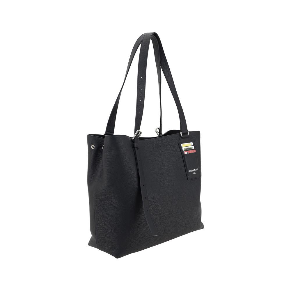 Bolso de hombro con detalle de tarjeta de Balenciaga