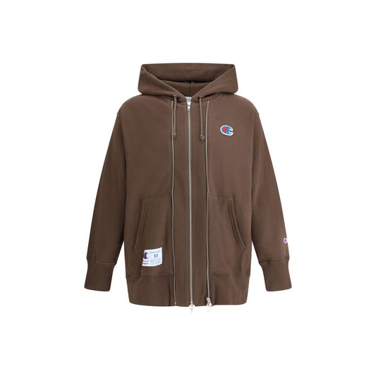 Sudadera con capucha Undercover con doble cremallera
