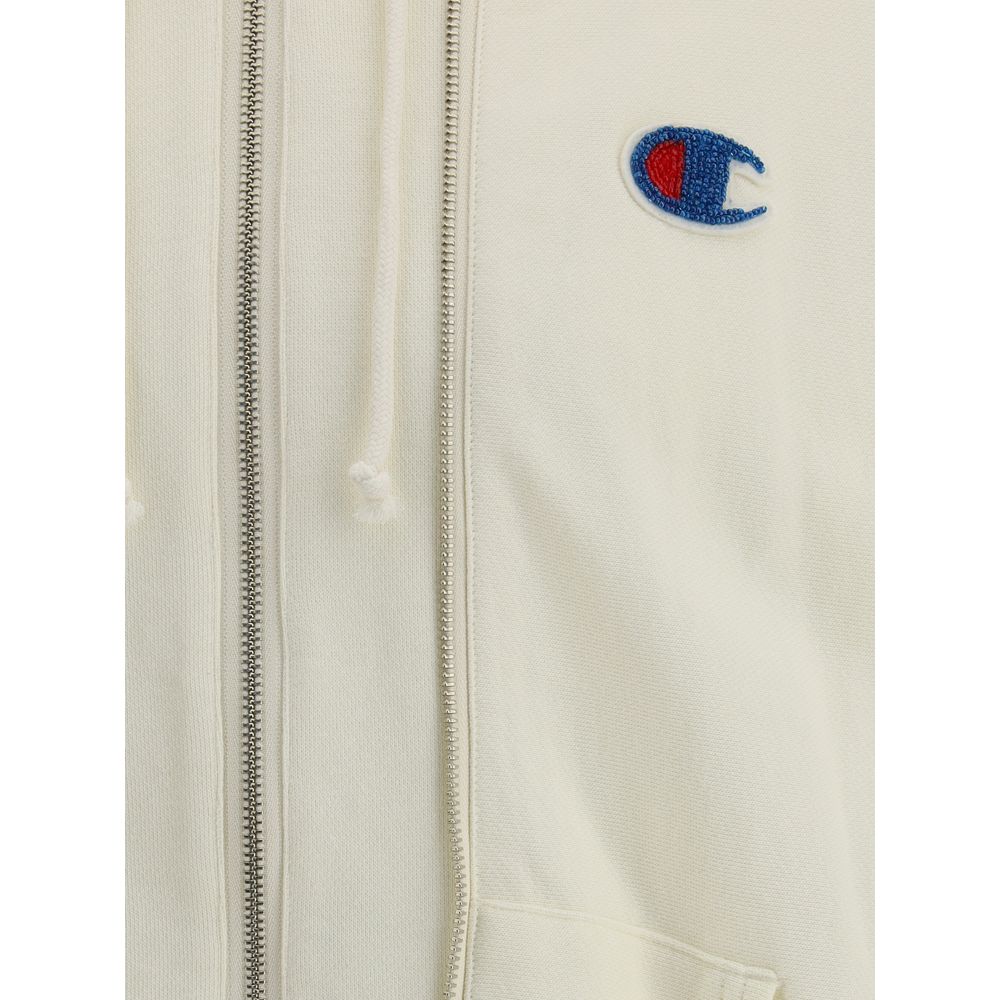 Sudadera con capucha Undercover con doble cremallera