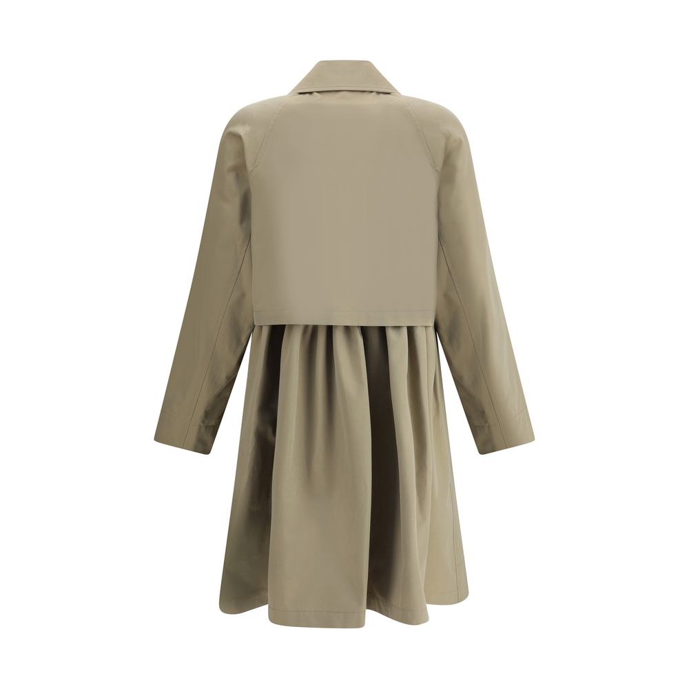 Gabardina de algodón encubierta