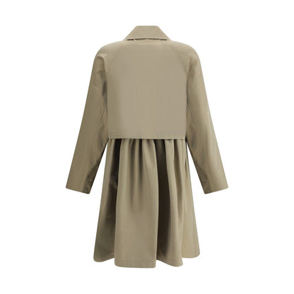 Gabardina de algodón encubierta
