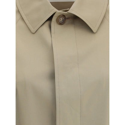 Gabardina de algodón encubierta