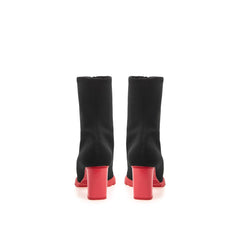 Bota de neopreno negra de Alexander McQueen