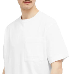 Camiseta de algodón blanca de Stone Island