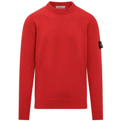 Suéter de lana roja de Stone Island