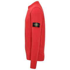 Suéter de lana roja de Stone Island