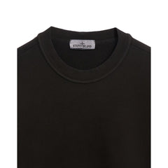 Suéter de algodón negro de Stone Island