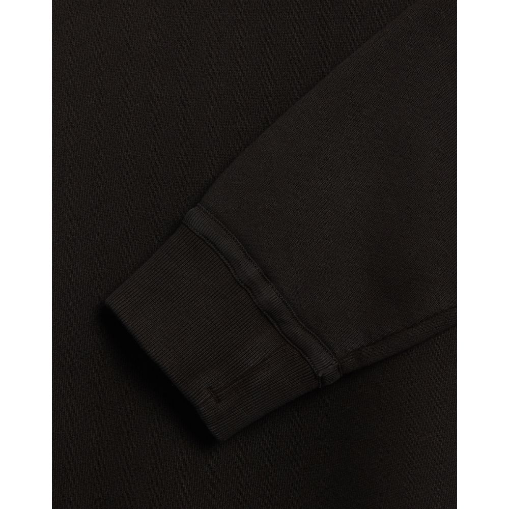 Suéter de algodón negro de Stone Island