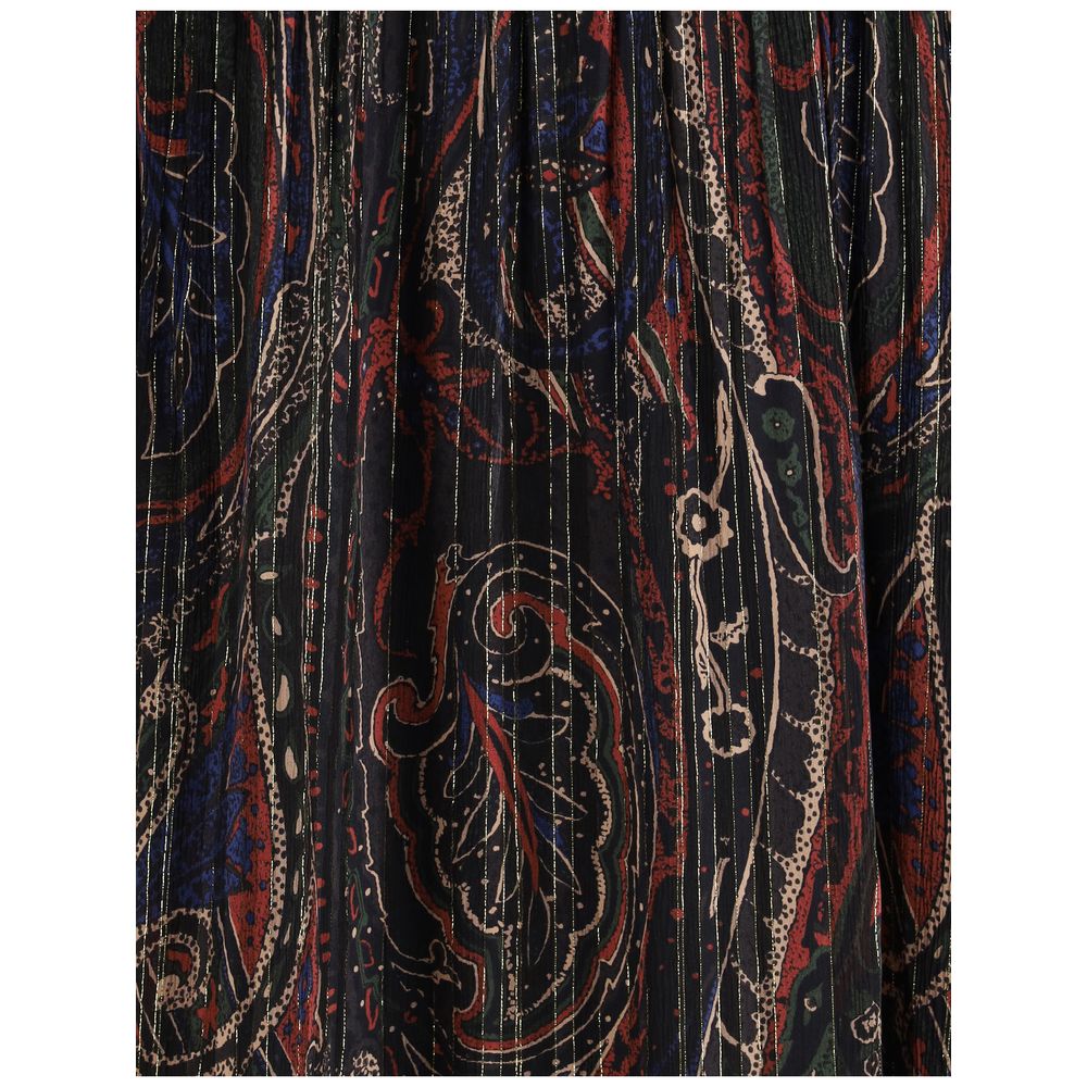 Vestido largo Paisley de Saint Laurent
