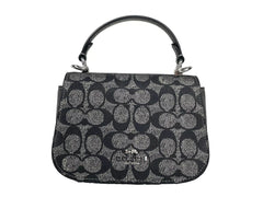COACH Lysa Bolso bandolera con asa superior color metalizado