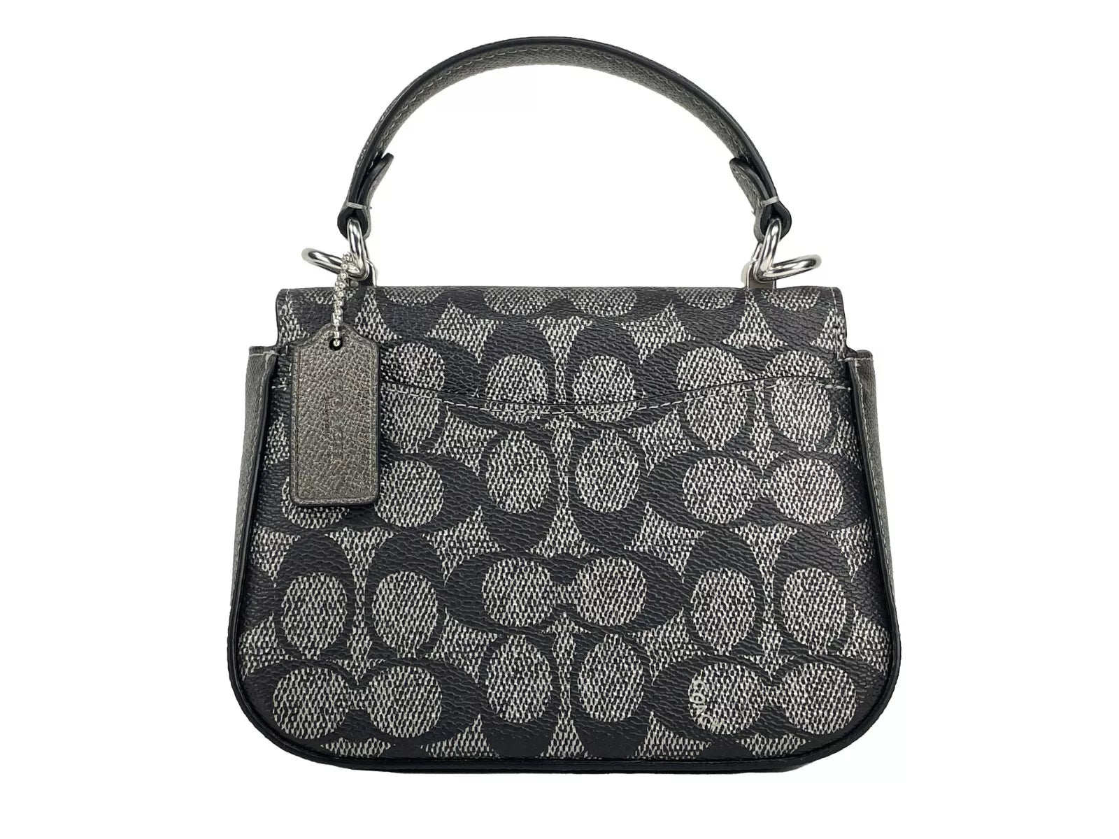 COACH Lysa Bolso bandolera con asa superior color metalizado