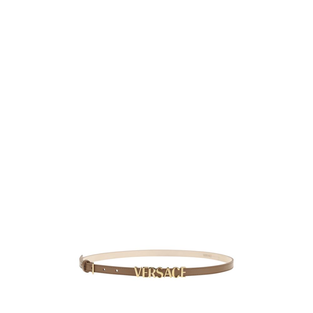 Cinturón Versace con logotipo en letras