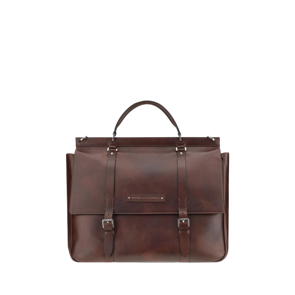 Brunello Cucinelli Bolso de viaje de piel