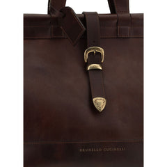 Brunello Cucinelli Bolso de viaje de piel