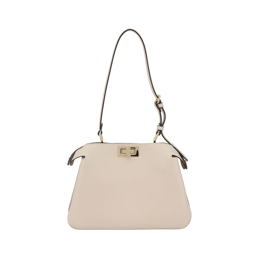 Bolso de hombro de piel Fendi Peekaboo