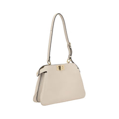 Bolso de hombro de piel Fendi Peekaboo