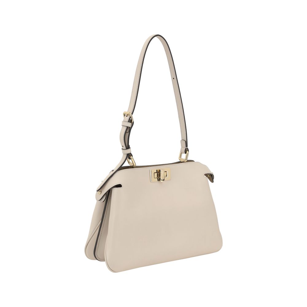 Bolso de hombro de piel Fendi Peekaboo