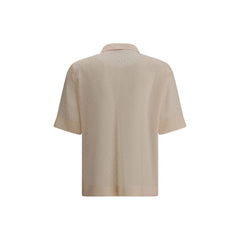 Camisa de seda con estampado FF de Fendi