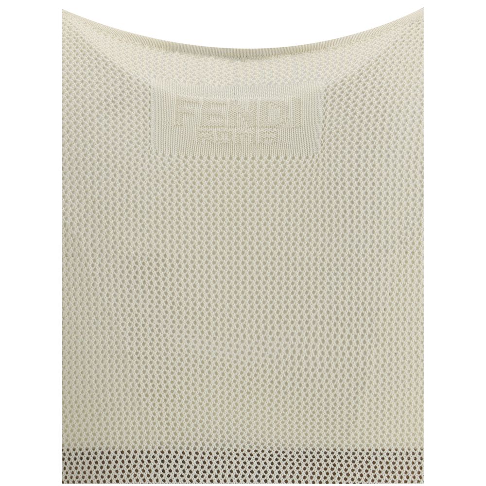 Vestido de encaje de Fendi