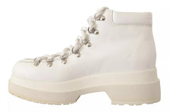 Zapatillas blancas con cordones de cuero MM6 Maison Margiela