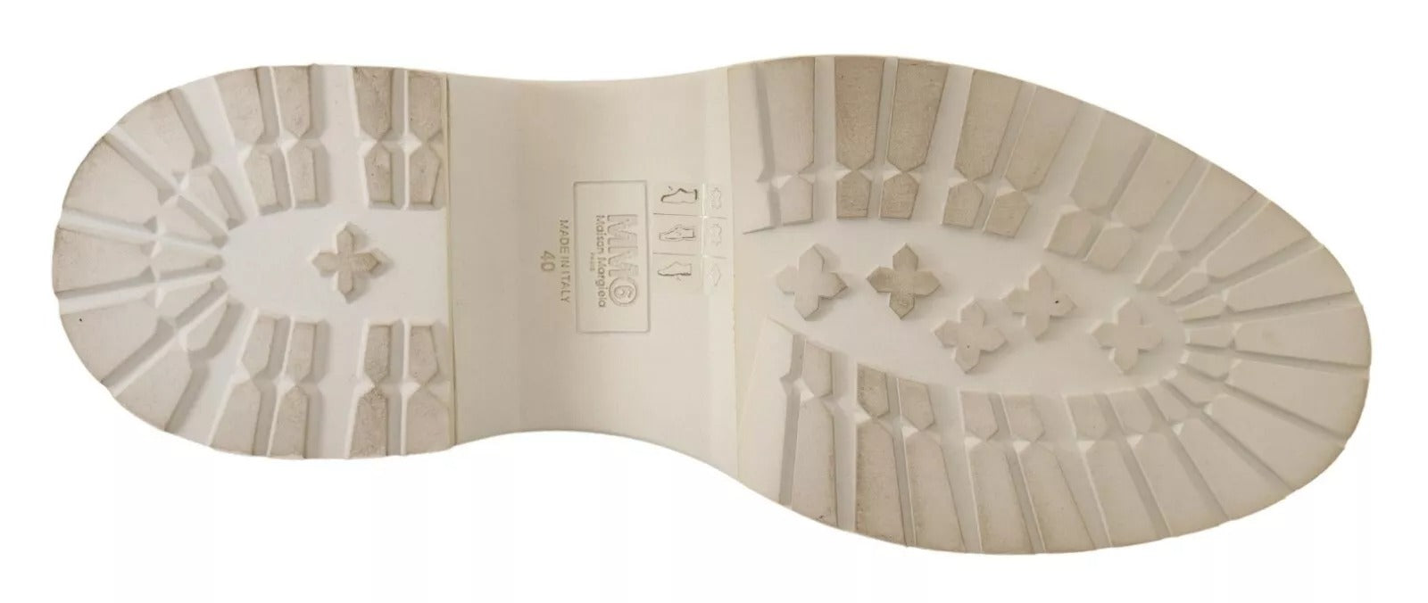 Zapatillas blancas con cordones de cuero MM6 Maison Margiela