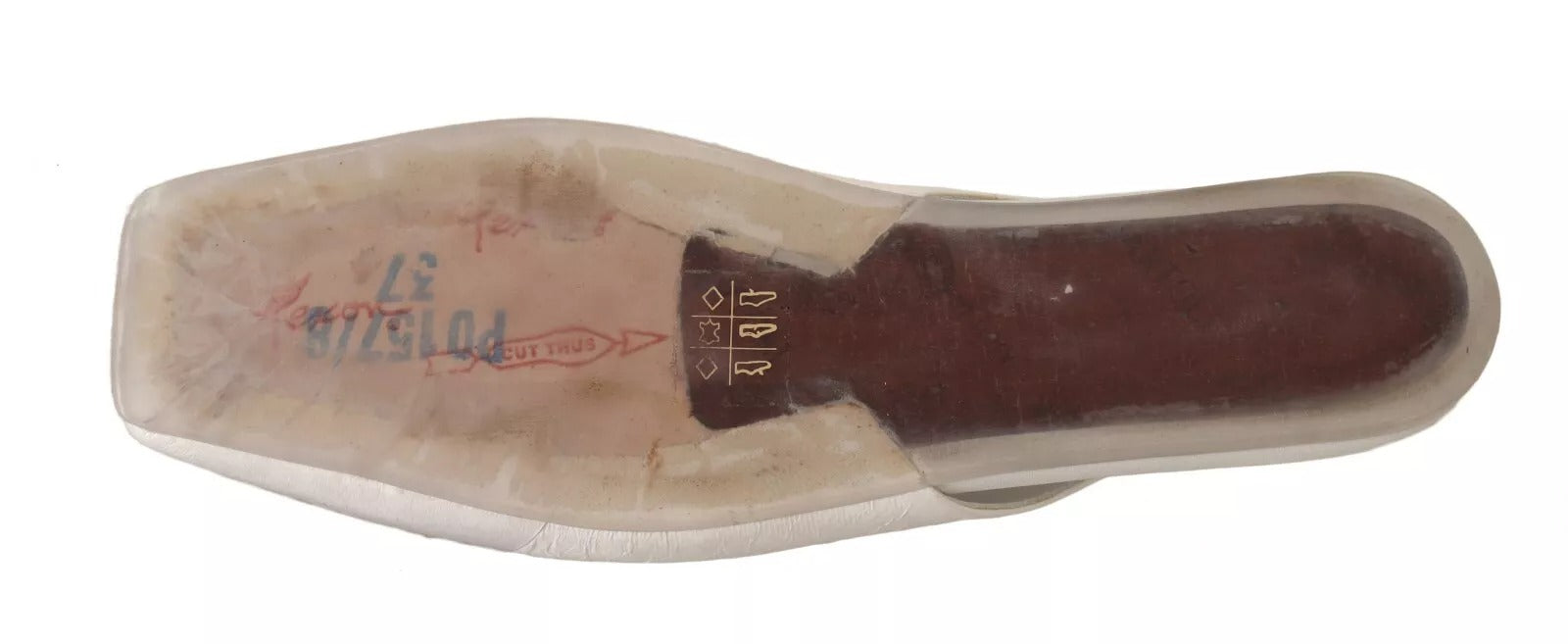 Zapatos planos sin cordones de cuero blanco de Maison Margiela