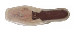 Zapatos planos sin cordones de cuero blanco de Maison Margiela
