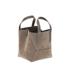 Brunello Cucinelli Bolso De Hombro De Ante