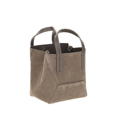 Brunello Cucinelli Bolso De Hombro De Ante