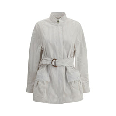 Chaqueta de camisa a rayas Fendi