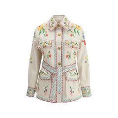 Chaqueta vaquera bordada Valentino